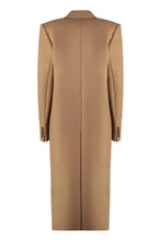 Load image into Gallery viewer, Double-breasted wool coat
