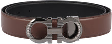 Load image into Gallery viewer, Reversible leather belt
