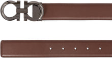 Load image into Gallery viewer, Reversible leather belt
