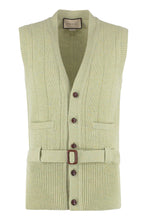Load image into Gallery viewer, Knitted wool vest
