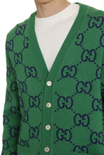 Load image into Gallery viewer, GG jacquard knit cardigan

