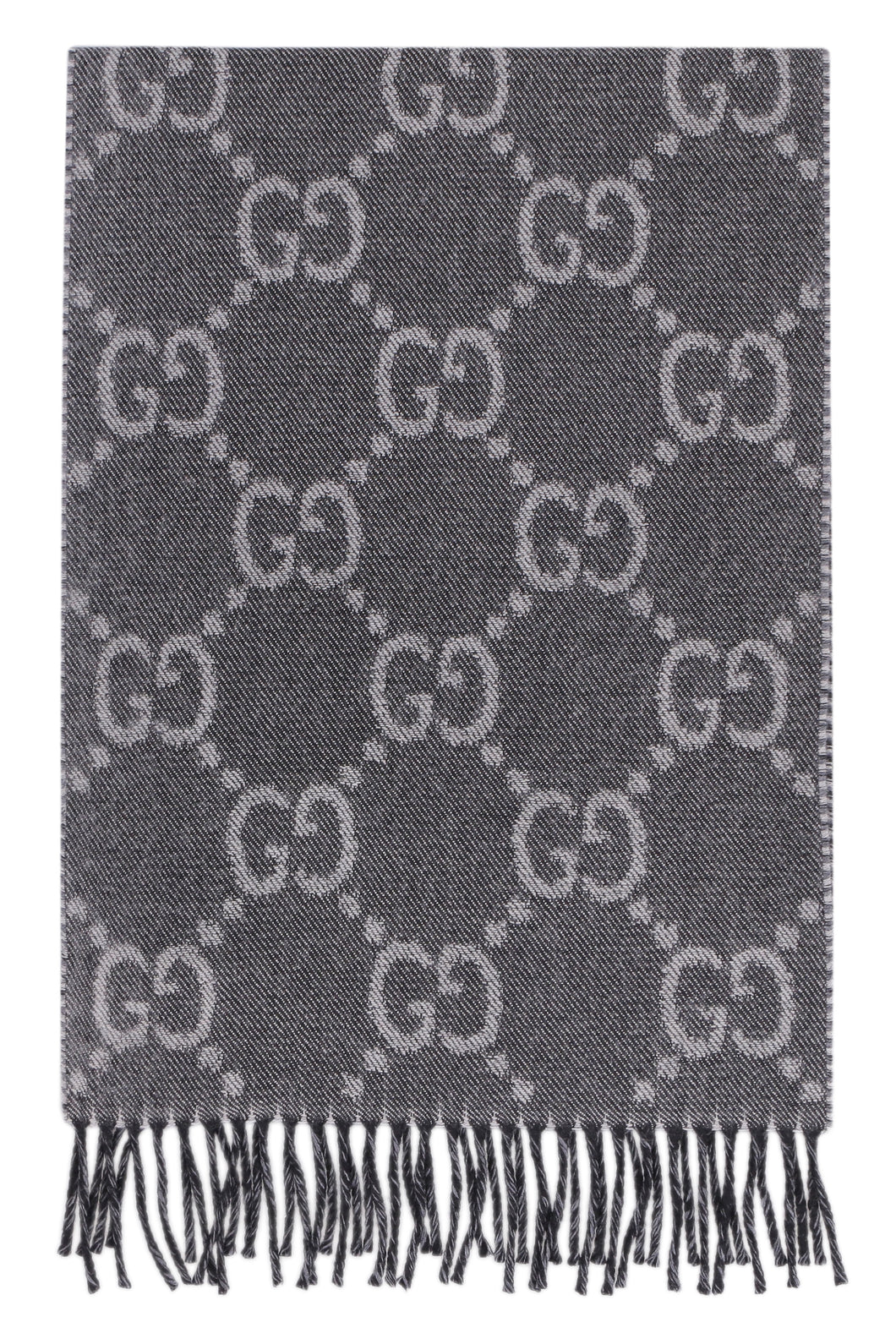 Double face wool scarf