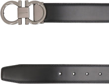 Load image into Gallery viewer, Logo buckle leather belt
