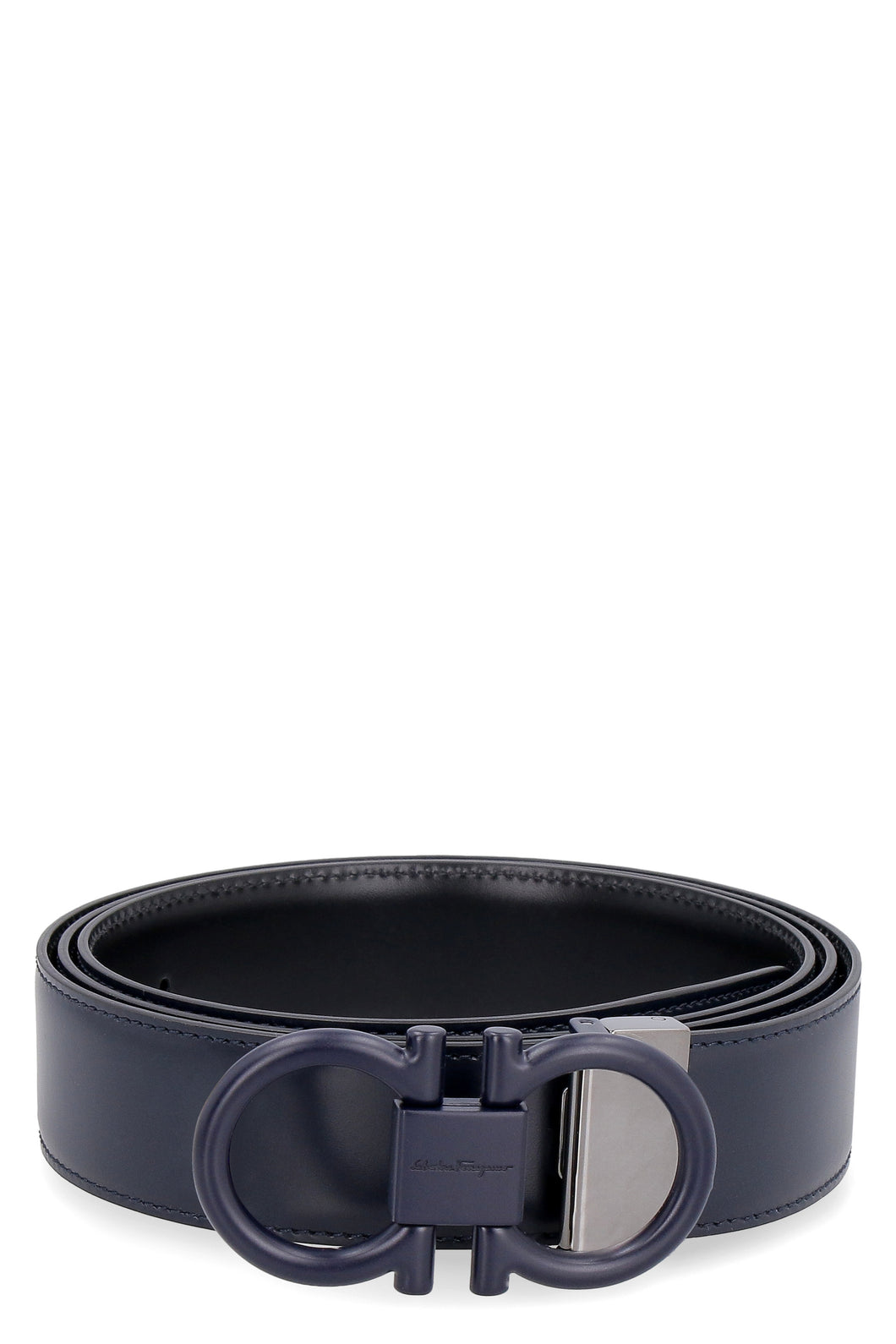 Reversible leather belt