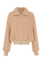Load image into Gallery viewer, Bouclé wool bomber jacket

