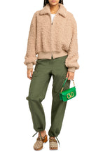 Load image into Gallery viewer, Bouclé wool bomber jacket
