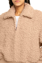 Load image into Gallery viewer, Bouclé wool bomber jacket
