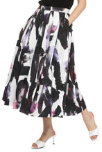 Load image into Gallery viewer, Printed cotton midi skirt
