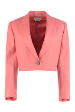 Load image into Gallery viewer, Wool single-breasted blazer
