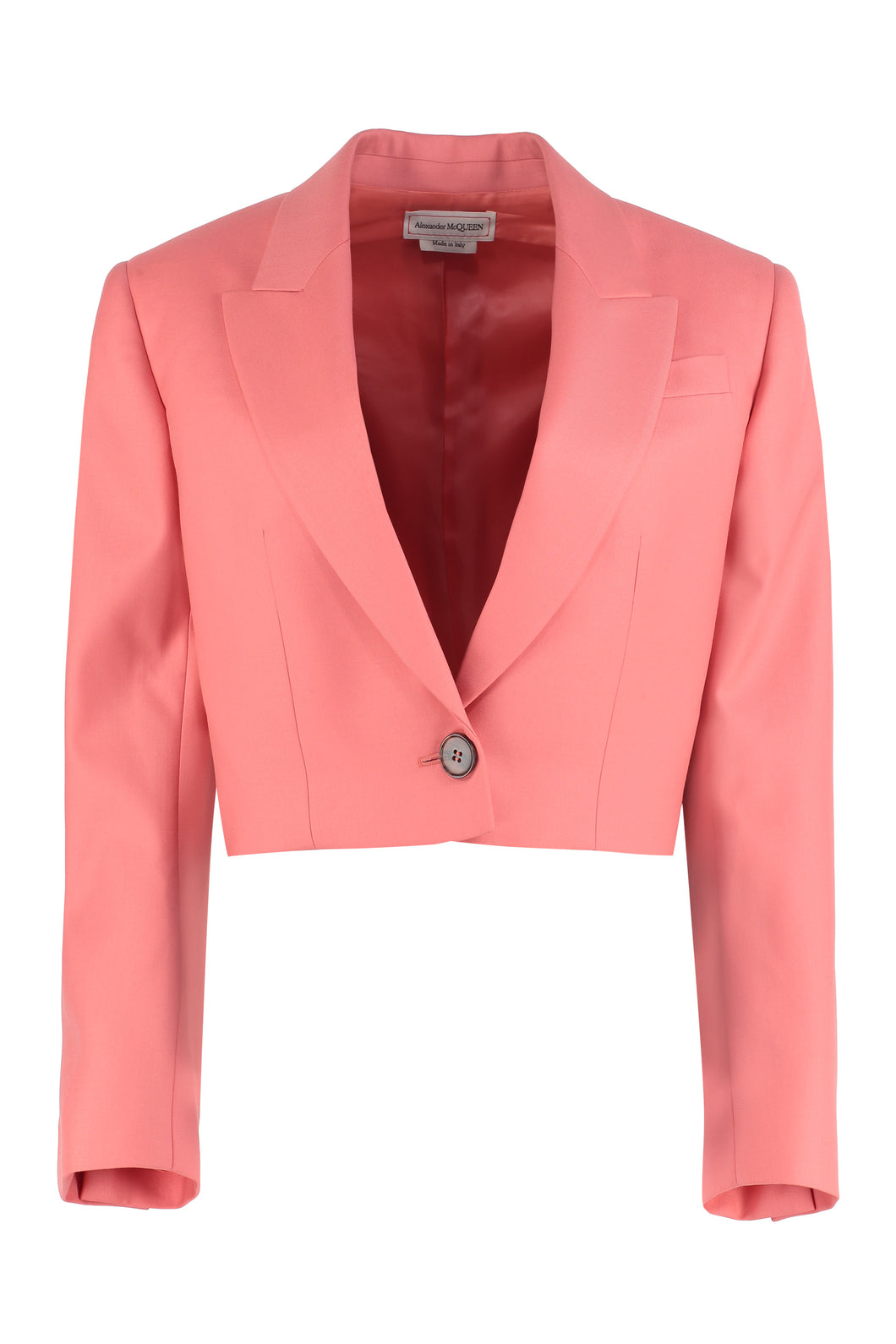 Wool single-breasted blazer