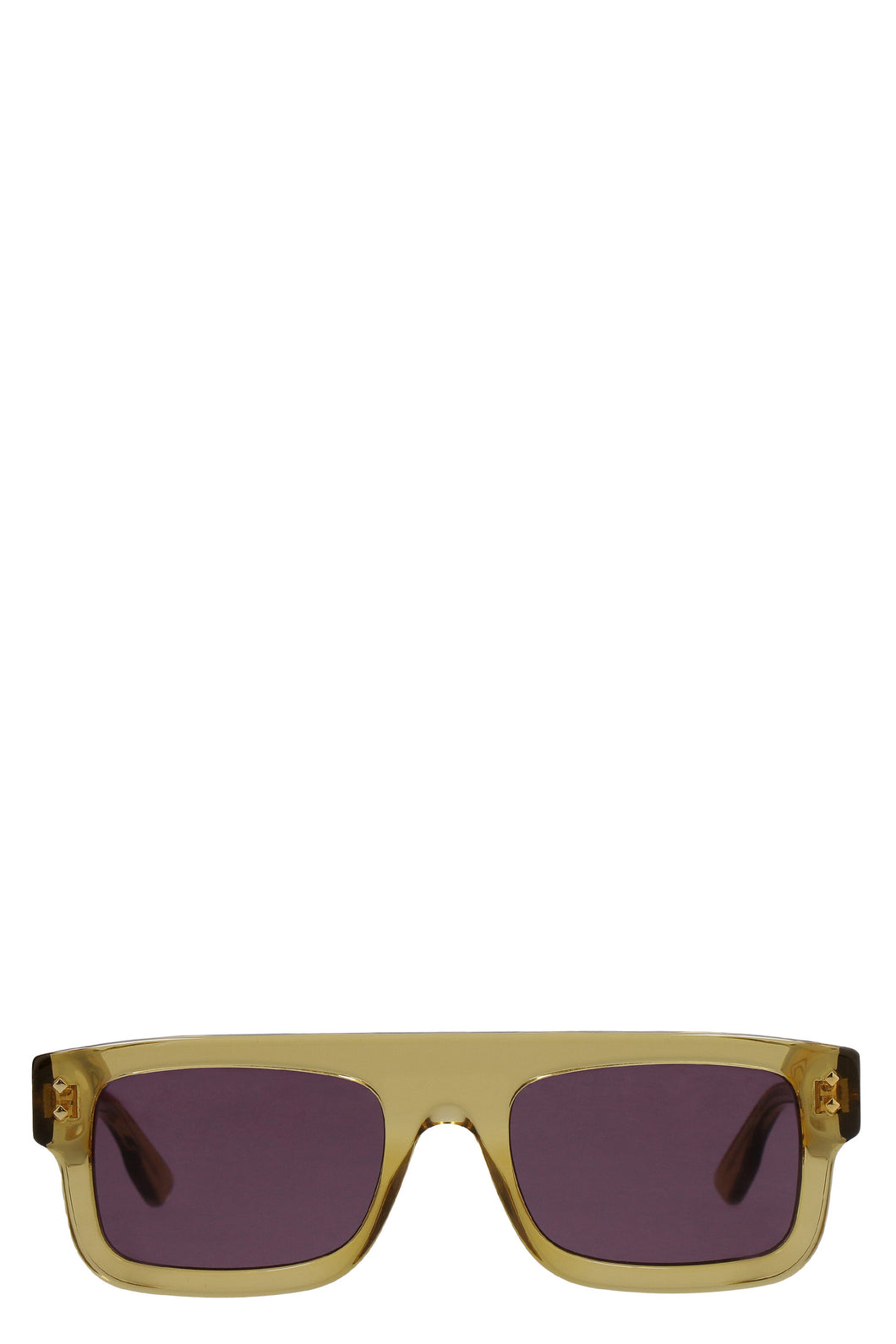 Rectangular frame sunglasses