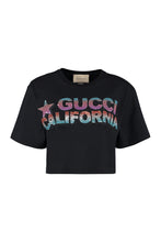 Load image into Gallery viewer, Embroidered cotton T-shirt
