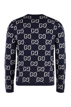 Load image into Gallery viewer, GG jacquard wool sweater
