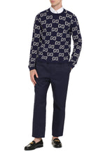Load image into Gallery viewer, GG jacquard wool sweater
