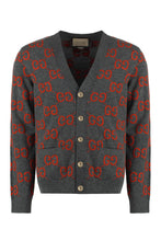 Load image into Gallery viewer, GG jacquard knit cardigan
