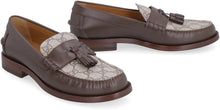 Load image into Gallery viewer, Leather loafers with decorative tassels
