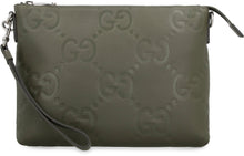 Load image into Gallery viewer, Pebbled leather messenger bag
