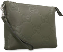 Load image into Gallery viewer, Pebbled leather messenger bag
