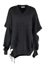 Load image into Gallery viewer, Wool V-neck sweater
