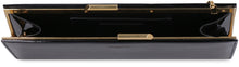 Load image into Gallery viewer, Midnight leather clutch
