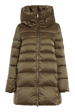 Load image into Gallery viewer, Long hooded down jacket
