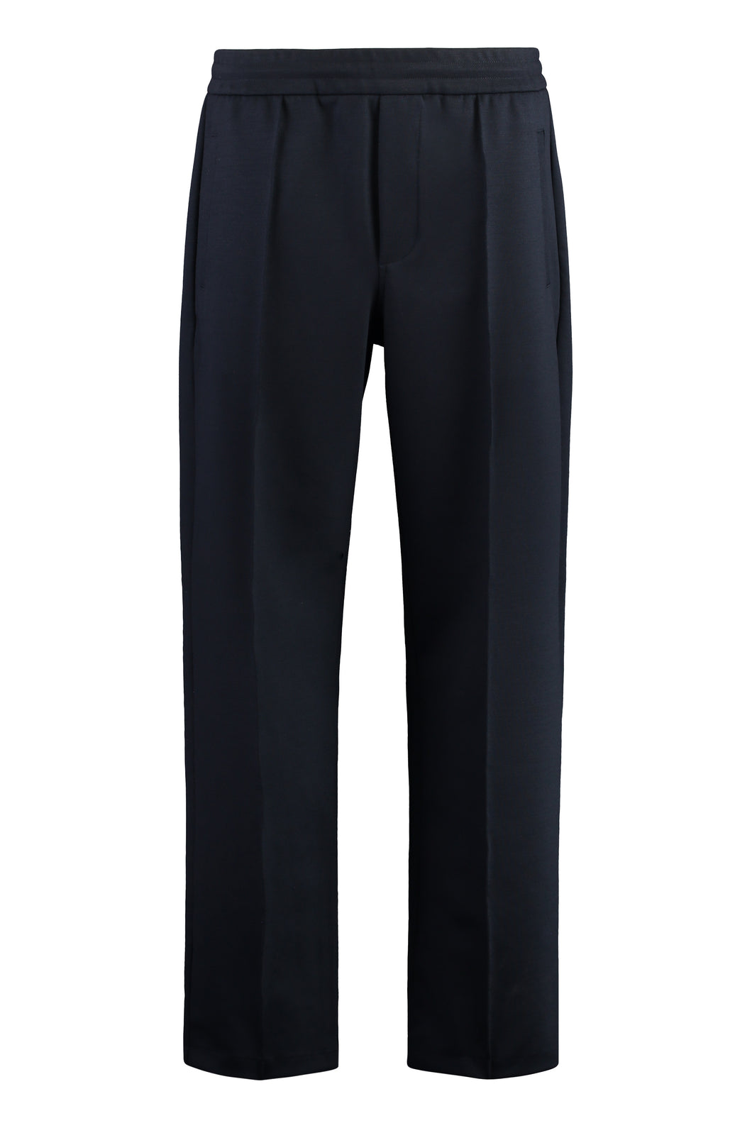 Wool blend trousers