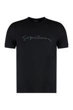 Load image into Gallery viewer, Viscose crew-neck T-shirt
