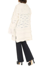 Load image into Gallery viewer, Oversize tricot wool cardigan
