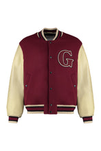 Load image into Gallery viewer, Wool-blend bomber jacket
