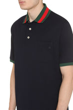 Load image into Gallery viewer, Stretch cotton piqué polo shirt
