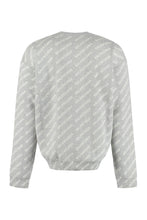 Load image into Gallery viewer, All over logo crew-neck sweater
