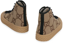 Load image into Gallery viewer, All over GG logo high-top sneakers
