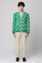Load image into Gallery viewer, Logo detail cotton cardigan
