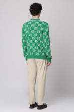 Load image into Gallery viewer, Logo detail cotton cardigan
