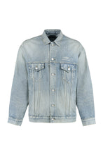 Load image into Gallery viewer, Bleach wash denim jacket
