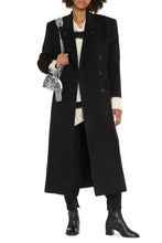 Load image into Gallery viewer, Wool blend double-breasted coat
