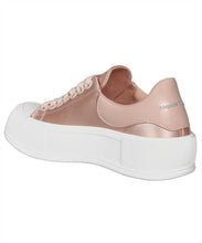 Load image into Gallery viewer, Deck Plimsoll satin sneakers

