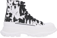 Load image into Gallery viewer, Tread Slick canvas high-top sneakers
