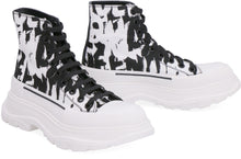 Load image into Gallery viewer, Tread Slick canvas high-top sneakers
