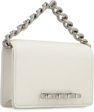 Load image into Gallery viewer, The Four Ring pebbled leather messenger bag
