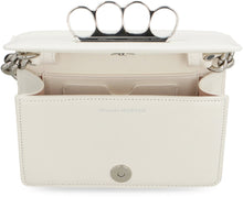 Load image into Gallery viewer, The Four Ring pebbled leather messenger bag
