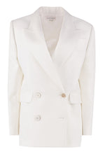 Load image into Gallery viewer, Double-breasted wool blazer
