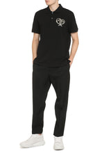 Load image into Gallery viewer, Embroidered cotton-piqué polo shirt
