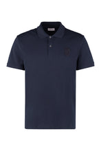 Load image into Gallery viewer, Embroidered cotton-piqué polo shirt
