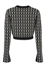 Load image into Gallery viewer, Jacquard motif cardigan
