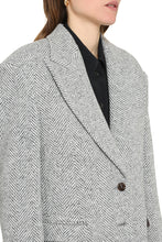Load image into Gallery viewer, Wool single-breasted blazer
