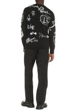 Load image into Gallery viewer, Tree Graffiti pattern wool sweater
