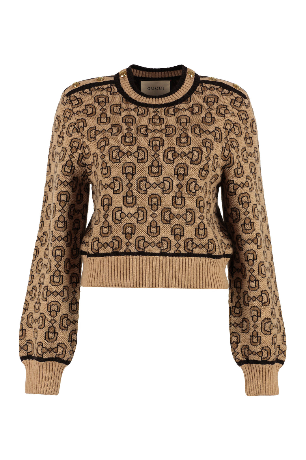 Crew-neck cashmere sweater