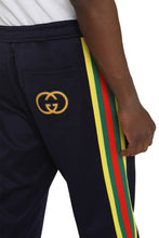 Load image into Gallery viewer, Pants with velvet balds on sides
