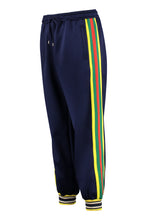 Load image into Gallery viewer, Pants with velvet balds on sides
